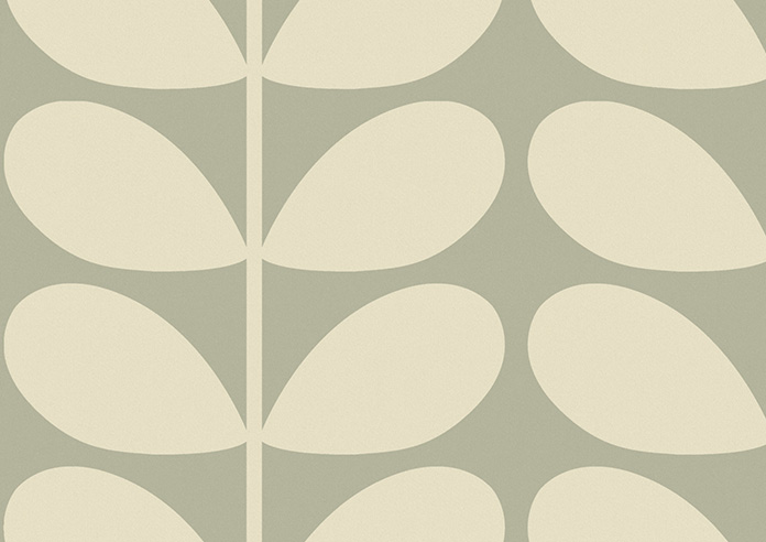 Orla Kiely Jumbo Solid Stem, Pebble - Roman Blind - Image 7